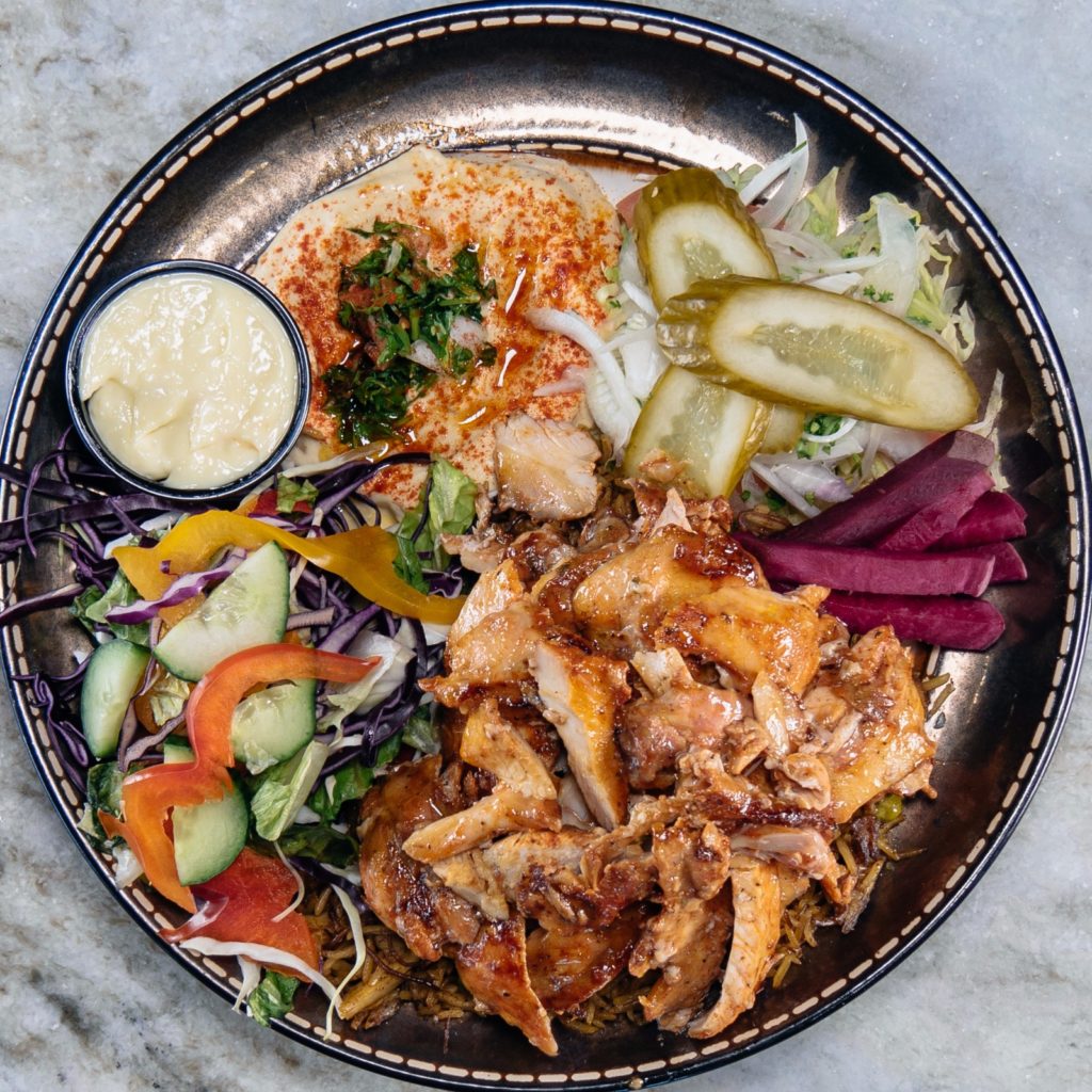 Chicken Shawarma Plate East Side Shawarma